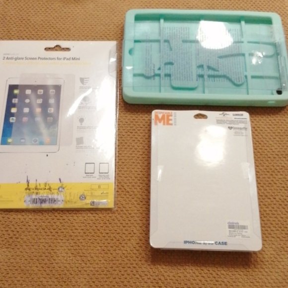 NWT IPad mini cover screen protector + iPhone case - Picture 2 of 4